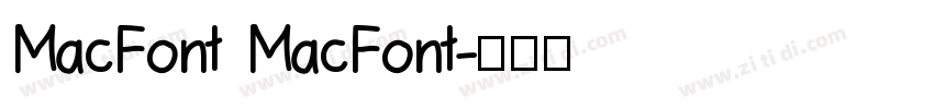 MacFont MacFont字体转换